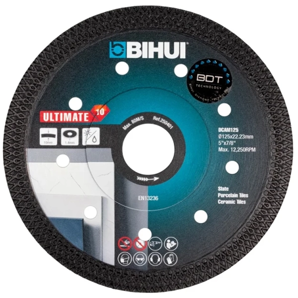 Диск алмазный BIHUI Ultimate Mesh 125х1,4х22,23мм  DCAM125