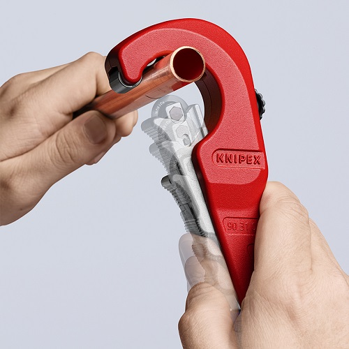 Труборез KNIPEX TubiX для стали и цветных металлов, рез: d 6 - 35 мм (1/4"-1 3/8"), толщина стенок до 2 мм, 260 мм, блистер KN-903102BK  в Екатеринбурге 