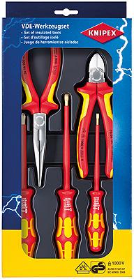 Набор электроизолированных инструментов VDE с 3 отвертками WERA KNIPEX 00 20 13 KN-002013 в Екатеринбурге 