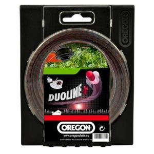 Леска триммерная "Oregon" DUOLINE + 2,4х90м 518777 круг усиленныйсердечник низкошумная