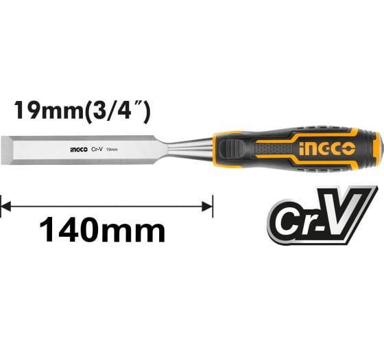 Стамеска INGCO 19 мм INDUSTRIAL HWC0819  в Екатеринбурге 
