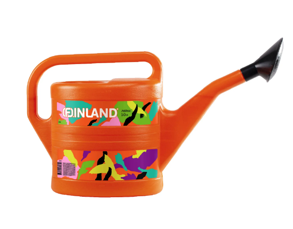 Лейка FINLAND оранжевая 10л. 2054 в Екатеринбурге 