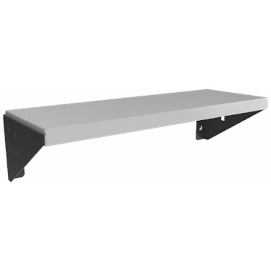 Полка для экрана ВЕРСТАКОФФ QDR-3 130х586х205мм. RAL7035 118503