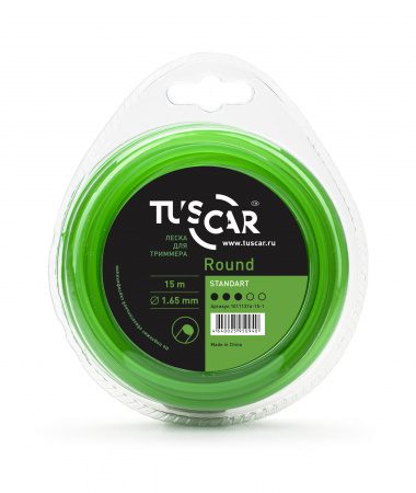Леска для триммера TUSCAR Round, Standart, 1.65mm*15m 10111316-15-1 в Екатеринбурге