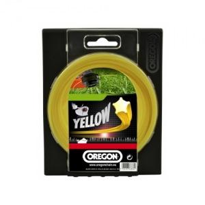 Леска триммерная "Oregon" STARLINE YELLOW 2,4х90м 99156Е звезда желтая в Екатеринбурге