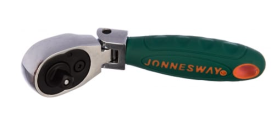 Трещотка с гибкой головкой JONNESWAY 1/4 125мм. 36зуб. R4202 048439 в Екатеринбурге 