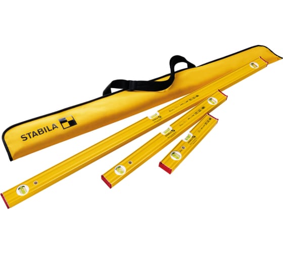 Набор уровней STABILA Pro Set 80AS (30см,60см,120см)+ сумка  19714