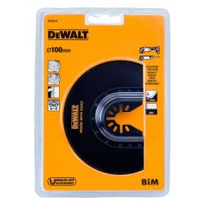 Полотно пильное для мультитул "DeWalt" BiM по дер. с гвозд. вогн. 100х23мм  DT20710 в Екатеринбурге