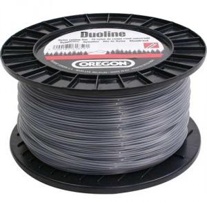 Леска триммерная "Oregon" DUOLINE 3,0х120м 106504E круг усиленныйсердечник