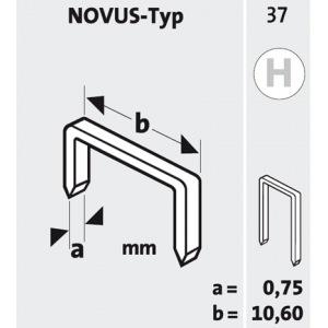 Степлер "Novus" молотковый 4-6мм,J021H в Екатеринбурге 