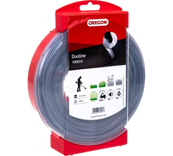 Леска OREGON Duoline 2.4 mm X 90 m 106501E в Екатеринбурге