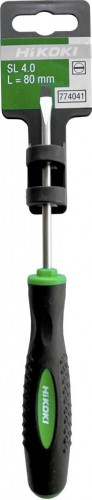 Отвертка плоская  HiKOKI SL4х80MM  774041 в Екатеринбурге 