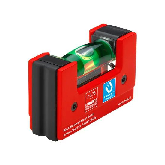Уровень магнитный SOLA GO Magnetic, 1 глазок, точн. 0,75 мм/м 01621101 в Екатеринбурге 