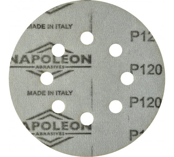 Шлиф.круг NAPOLEON NAP GOLD d.125мм. 8отв. P120 00-00000272 в Екатеринбурге