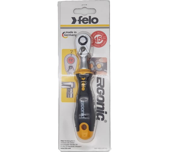 Трещотка Felo Ergonic 1/4" 49763541 в Екатеринбурге 