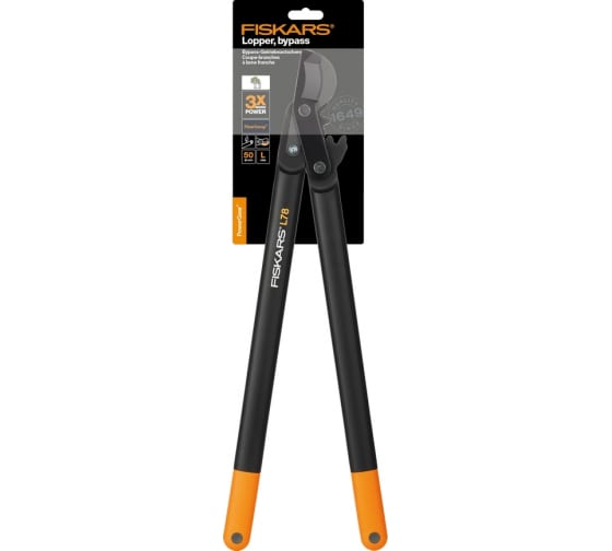 Сучкорез Fiskars Большой плоскостной с загнутыии лезвиями (L) L78 1000584 в Екатеринбурге 