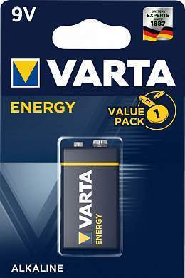 Элемент питания Varta Energy 6LR61/6F22 BL1 (крона) 388492 в Екатеринбурге
