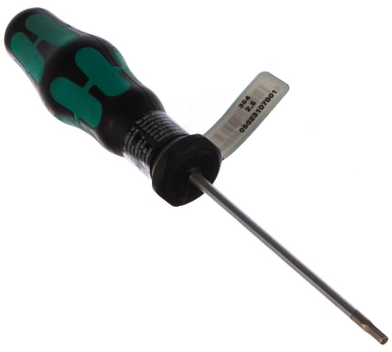 Отвёртка шестигранная WERA Kraftform Plus Hex-Plus 354 2.5 X 75 мм WE-023107 в Екатеринбурге 