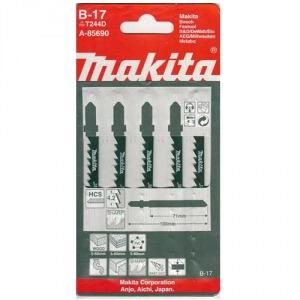 Пилки для лобзика Makita по дер.T244D 5шт  А-85690 в Екатеринбурге