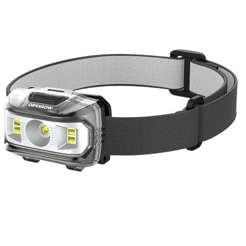 Фонарь налобный WORKPRO 80-300LM  черный  WP353001WE в Екатеринбурге