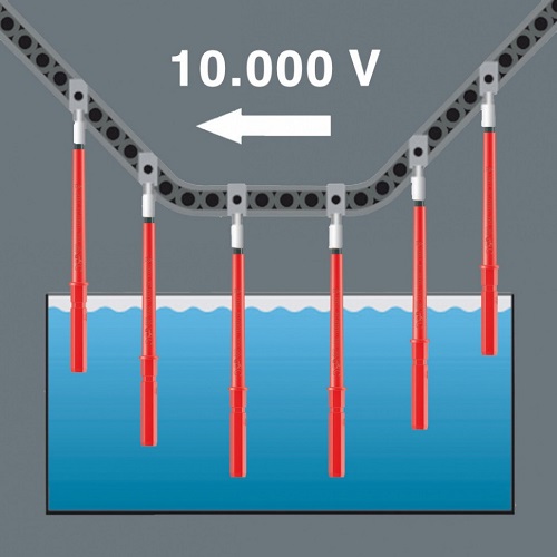 Отвёртка-насадка сменная PlusMinus Wera 62 i PH/S Kraftform Kompakt VDE, 1 x 154 мм WE-003440 в Екатеринбурге 