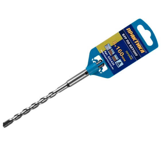 Бур SDS-plus ПРАКТИКА 8х100х160мм. 033-635