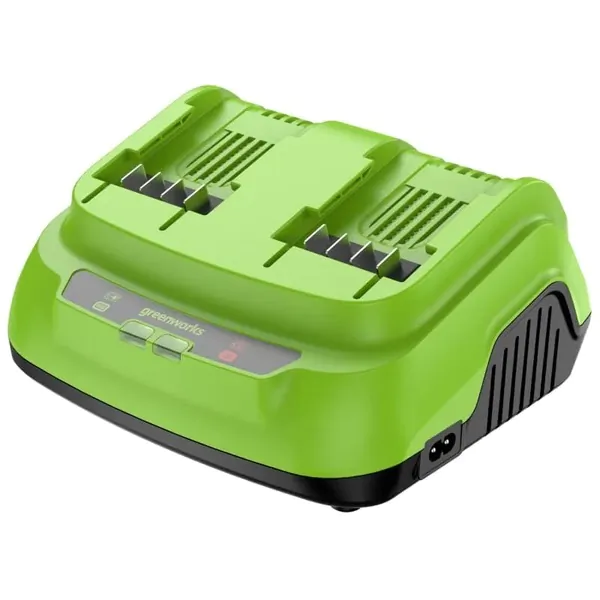 Ультрабыстрое двойное зарядное устройство Greenworks G24X2C8  (2958807)