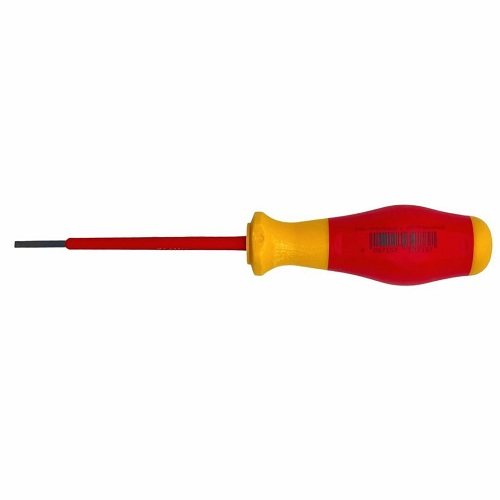 Отвертка диэлектрическая шлицевая Felo SL2,5x0,4x75 91302590 в Екатеринбурге 