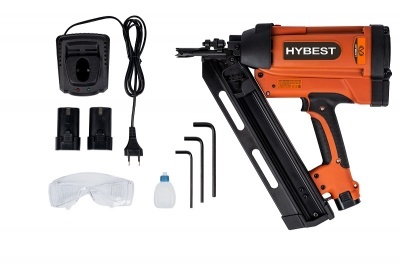 Аккумуляторный монтажный газовый пистолет Hybest GFN3490B  в Екатеринбурге 