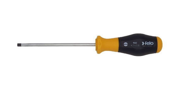 Отвертка шлицевая Felo SL4,0x0,8x100 90004310 в Екатеринбурге 