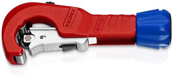 Труборез KNIPEX TubiX для стали и цветных металлов, рез: d 6 - 35 мм (1/4"-1 3/8"), толщина стенок до 2 мм, 260 мм, блистер KN-903102BK  в Екатеринбурге 