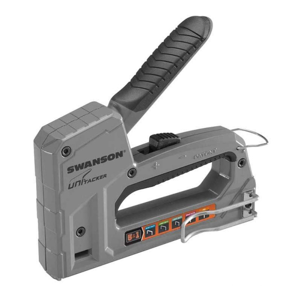 Cтеплер Swanson  UniTacker 5 в 1 (#13, #36, #53, #140 + гвозди) алюм. + комплект 500 скоб STA865 в Екатеринбурге 
