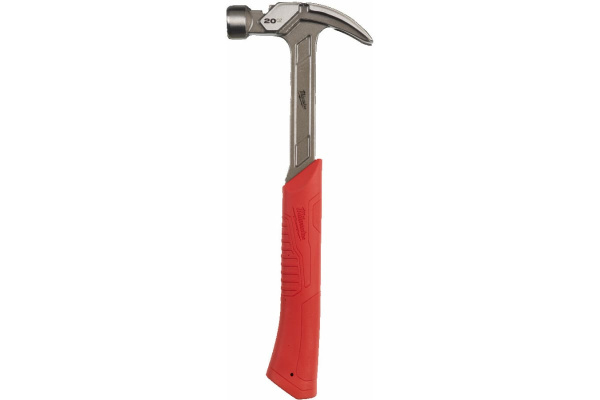 Молоток стальной Milwaukee с закругленным гвоздодером 570 г 4932478656