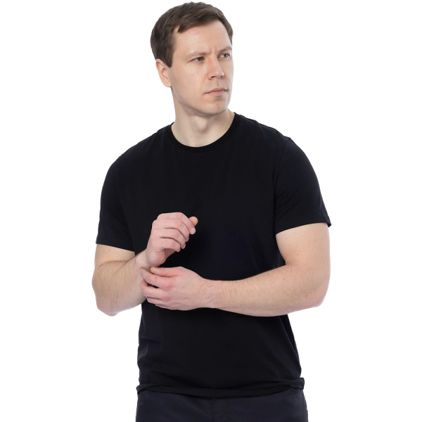 Футболка Brodeks KS711, черный (M) KA-00005480-M в Екатеринбурге