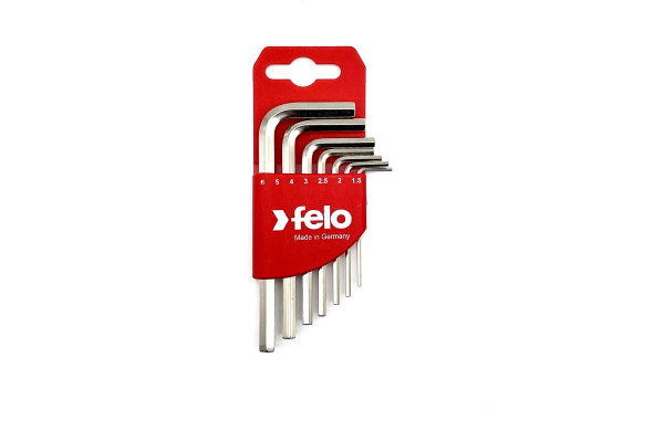 Набор шестигранников удлиненных с шаром FELO HEX1,5-6мм. 7пр.  34500711 в Екатеринбурге 