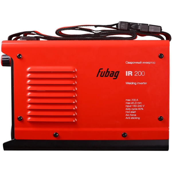 Сварочный апп. инвертор "Fubag IR 200" (220В,30-200А.D=2,0-5,5mm вес 4,64кг) в Екатеринбурге