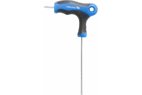 Ключ HOEGERT torx security типа "Т", длинный TT10 HT1W869 в Екатеринбурге 