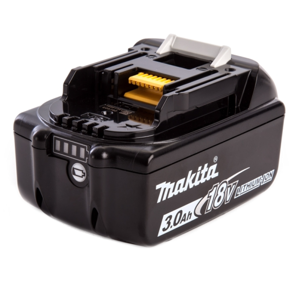 Аккумулятор Makita BL1830B (18В, 3Ач, Li-ion) 197600-6