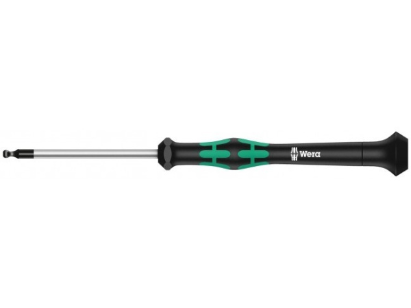 Отвёртка прецизионная с шаром WERA Kraftform Micro 2.5 x 60 мм WE-118094 в Екатеринбурге 