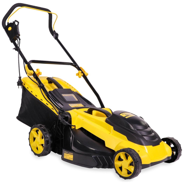 Газонокосилка эл. CHAMPION EM4118 (1800Вт пласт.+ткань травосб. 50л ширина 420мм 25-75мм, 13кг) в Екатеринбурге