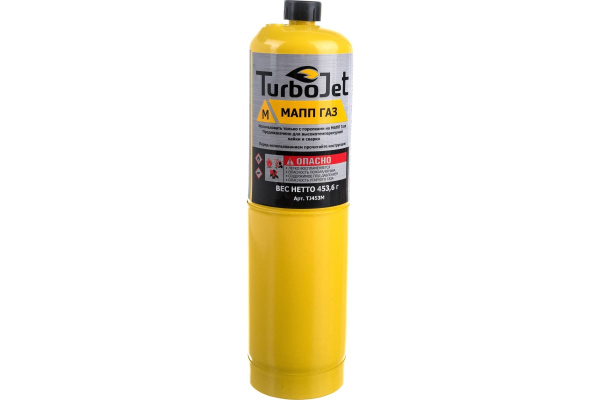 Баллон газовый Turbojet МАПП ГАЗ 453гр. 1000мл резьба 1-20UHF"  TJ453M