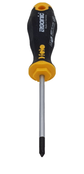 Отвертка Ergonic Felo крестовая PZ 1X80 40110210 в Екатеринбурге 