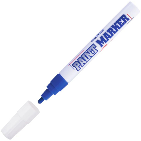 Маркер MunHwa (синий) 4мм  PM-02 в Красноярске 