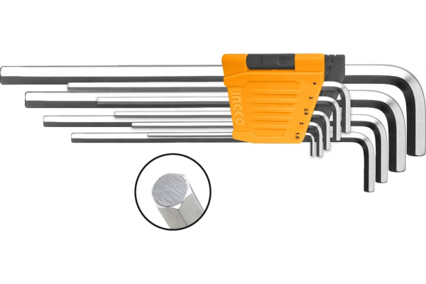 Набор шестигранных ключей INGCO INDUSTRIAL 9 шт  HHK11092  в Екатеринбурге 