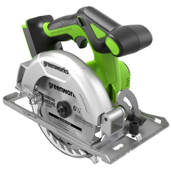Пила циркулярная Greenworks  GD24CS165  1501607