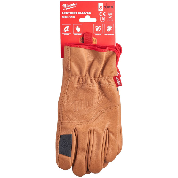 Перчатки из кожи Milwaukee 9/L 4932478124