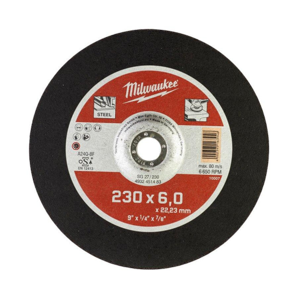Шлифовальный диск Milwaukee SG27/230X6 - 1шт