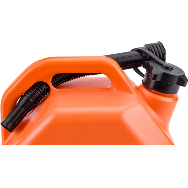 Канистра 3ton OCTANE RESERVE 5л оранжевая для топлива, усиленная, в комплекте с крышкой и лейкой 55381 в Екатеринбурге