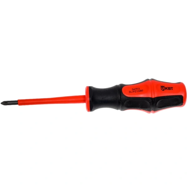 Отвертка диэлектрическая КВТ Профи PZ/FL1x80 79778 в Екатеринбурге 