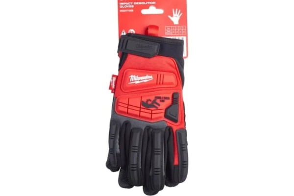 Перчатки Milwaukee Impact Demolition с защитой от удара, размер S/7  4932479723